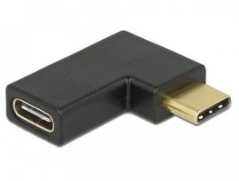 DELOCK Adapteris SuperSpeed USB 10Gbps USB 3.1 Gen 2 USB Type-C male > moteriškas kampuotas į kairę/dešinę