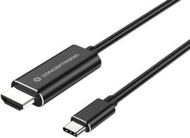 hdmi laidas 2m - CONCEPTRONIC Adapteris USB-C -> HDMI 4K30Hz 2.00m sw - 1 nuotrauka