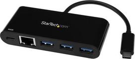 StarTech 3PT USB 3.0 C HUB + GBE PD 2.0/2.0 – C TIPAS IKI 3X A – USB 3.0