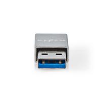 Nedis USB-A Adapteris USB 3.2 Gen 1 | USB-A Stecker | USB-C™ Buchse | 5Gbps | Vernickelt | Juodas | Box