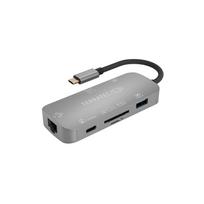 hdmi type c laidas - Stotis / replikatorius TerraTec Connect C8 USB-C (306706) - 1 nuotrauka
