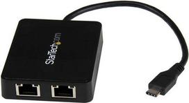 „StarTech“ USB-C Į DVIGUBAS GBE ADAPTERIS / ĮVESTIS