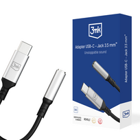 usb c 3.5mm - Adapteris 3mk Adapteris USB-C iki 3,5 mm - 1 nuotrauka