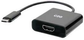 C2G USB-C to HDMI Adapteris Converter - 4K 60Hz, 0.2 m, USB Type-C, HDMI, Male, Female, Straight
