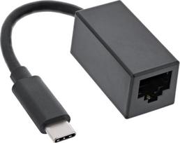 Adapteris USB InLine® USB 3.0 Gigabit Ethernet tinklo adapterio laidas, USB Type-C kištukas