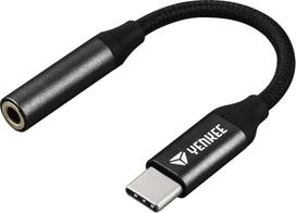 USB Yenkee YTC 102 USB-C – 3,5 mm lizdo juodas adapteris (35054433)