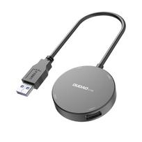 Hub Dudao A15B 4w1, USB 3.0 + 3x USB 2.0 į USB-C (pilka)