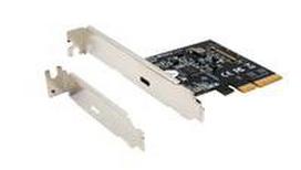 Exsys IO Exsys PCIE3.0 x4 1xType- C USB 3.2 Gen2x2 (EX- 12011) LP rašalas. Žemo profilio SlotBlech