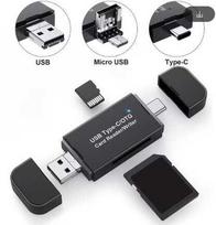 USB 3.0 C tipo atminties kortelių skaitytuvas 4 viename SD TF CF MS Flash kortelės adapteris 5Gbps
