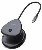 Belaidis USB-C adapteris su WDA02 Share My Screen 4K hub 32147, juoda, ilgis kabelis 15cm, Verbatim