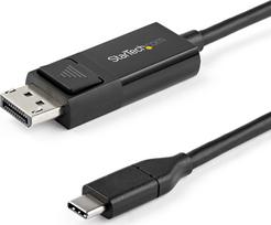 displayport to usb c cable - StarTech 6,6 FT. USB C Į DP 1.2 CABLE / 1.2 CABLE-BILIECTIONAL-8K 60HZ - 1 nuotrauka