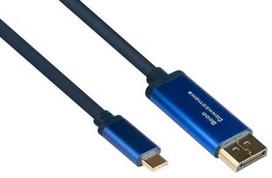 Good Connections Geros jungtys Geros jungtys Adapterkabel Smartflex USB-C / DisplayPort 4K UHD 60Hz 1,5m mėlyna