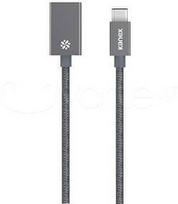 aliuminio kabeliai - Kanex USB-C į USB3.0 adapteris – DuraBraid™ – Kosminė pilka – 8,25 colio / 21 cm - 1 nuotrauka
