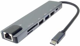 Ostatní USB-C to HDMI USB3.0 USB2.0 PD SD/TF RJ45 adapter