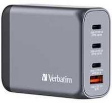 usb c 65w gan - Verbatim GNC-100 GAN CHARGER 4 PORT 100W/USB A/C (EU/UK/US) - 1 nuotrauka