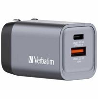 Verbatim GNC-35 GAN CHARGER 2 PORT 35W/USB A/C (EU/UK/US)