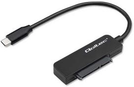 2.5gb - Qoltec SATA adapteris | 2,5" SSD HDD adapteris | USB-C | Super greitis 5Gb/s | 2TB - 1 nuotrauka