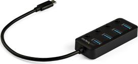 StarTech 4-PORT USB C HUB WITH ON/OFF/INDIVIDUAL ON/OFF SWITCHES