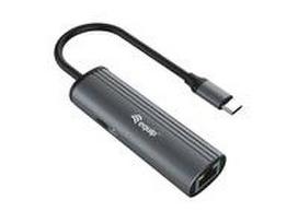 usb c laidas pd - Equip Dock USB-C->RJ45 10/100/1000 + 100W PD 0.15m gr - 1 nuotrauka