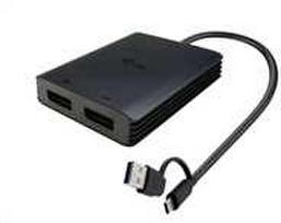 I-TEC USB-A/C 2X DP ADAPTERIS / DVIGUBAS 4K DP VAIZDO ADAPTERIS