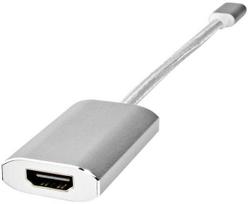Nedis USB adapteris | USB 3.2 Gen 1 | USB-C™ jungtis | HDMI™ | energijos tiekimas | 0,20 m | apvalus | Paauksuotas | Pintas / nailonas | sidabras | pakavimas su