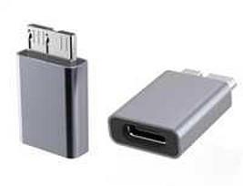 Premiumcord Ostatní Aliuminio USB C female - USB3.0 Micro B Male adapter