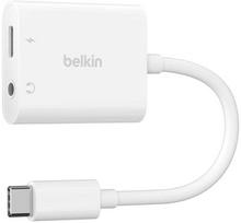 5 6 mm kabelis - Belkin NPA004BTWH ROCKSTAR 3,5 MM LIZDAS / GARSO IR USB-C Įkrovimo ADAPTERIS - 1 nuotrauka