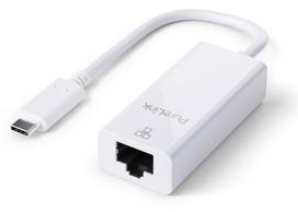 „PureLink“ USB-C į Ethernet adapteris – Gigabitas 1000Mbps – „iSeries“ – baltas – 0,10 m