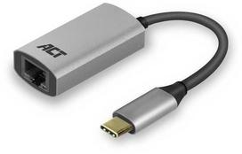 ACT AC7080 Kabelschnittstellen-/Gender-Adapteris USB Type-C RJ-45 Grau (AC7080)