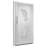 Lauko durys vidaXL 3057563 108x200 cm, baltos