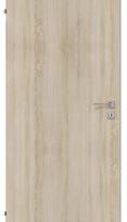 Laminuotos vidaus durys su užlaida VOSTER Full, kairinės, spalva Bleached oak, matmenys 2030 x 744 x