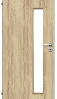 Laminuotos vidaus durys su užlaida VOSTER Metrix, dešininės, spalva Bleached oak, matmenys 2030 x 64