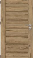 Laminuotos vidaus durys su užlaida VOSTER Vanilla 80, dešininės, spalva Italian walnut, matmenys 203