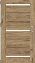 Laminuotos vidaus durys su užlaida VOSTER Vanilla 70, dešininės, spalva Italian walnut, matmenys 203