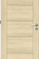 Laminuotos vidaus durys su užlaida VOSTER Vinci 50, dešininės, spalva White walnut, 2030x844x40 mm