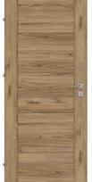 Laminuotos vidaus durys su užlaida VOSTER Duo 20, kairinės, spalva Italian walnut, 2030x844x40 mm