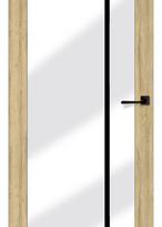 Laminuotos vidaus durys be užlaidos VOSTER Loft 30, dešininės, spalva Oak Bawaria, 2017x818x40 mm