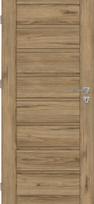 Laminuotos vidaus durys be užlaidos VOSTER Vanilla 80, dešininės, spalva Italian walnut, 2017x818x40