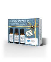 Kosmetikos rinkinys Optima Natura: cinamono eterinis aliejus, 10 ml + apelsinų eterinis aliejus, 10 ml + įvairus eterinis aliejus, 10 ml
