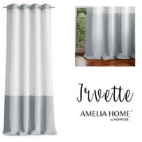 Dieninės užuolaidos AmeliaHome Irvette, sidabro, 140 cm x 250 cm