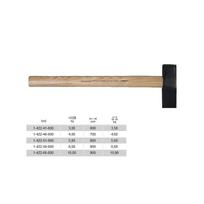 Kuźnia KU1-411-11-621 Kuźnia Sułkowice inžinieriaus plaktukas, medinė rankena 500g 320mm (1-411-11-621)