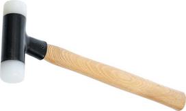 Bgs Technic Beinercinis tefloninis plaktukas | Hickory rankena | Ø 30 mm (1859-30)