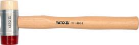 Yato Plaktukas PU / nailonas | Hickory rankena | Ø 60 mm (YT-4634)