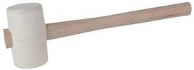 Guminis plaktukas, baltas 735g, KS Tools