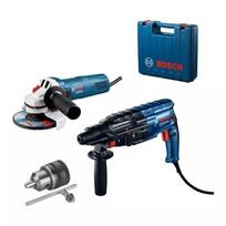 bosch kampinis 230 - Perforatorius Bosch GBH 240 + kampinis šlifuoklis GWS 750-125 S - 1 nuotrauka