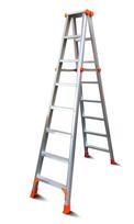 Kopėčios HERVIN EQUIPMENT, alium. dvipusės, sustiprintos, 2x8 pakopų, 2430 mm, CL-ST28