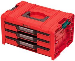 qbrick pro 2.0 expert - Q-Brick QBRICK PRO įrankių dėžė su 3 stalčiais 2.0 EXPERT Raudonas - 1 nuotrauka