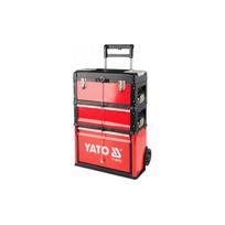ratukai metaliniai - Yato YT-09102 įrankių dėžė Aliuminio, Metalas, Plastikas Juoda, Raudona - 1 nuotrauka