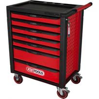 ks tools irankiu vezimelis - KS Tools KS Tools 826.0007 įrankių dėžė Įrankių skrynia Plienas Juoda, Raudona - 1 nuotrauka