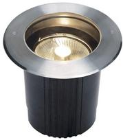 Įleidžiamas lauko grindų šviestuvas SLV Dasar 215, 75W, GU10, IP67, nerūdijančiojo plieno, 21.5 cm x 16 cm